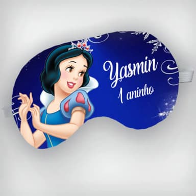 Mascara de Dormir personalizada da Branca de Neve