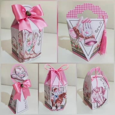 Kit 30 Lembrancinhas Cowgirl