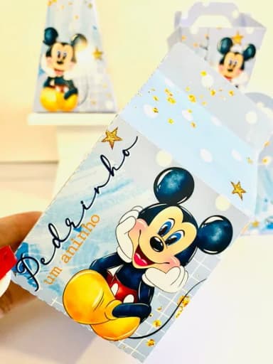 Kit 60 Lembrancinhas Mickey