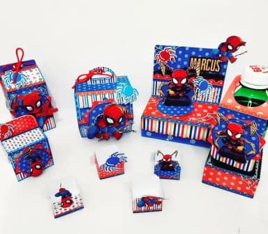 Kit 60 Lembrancinhas Homem Aranha