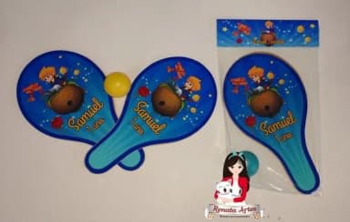 Raquetes de Ping Pong Personalizada Tema o Pequeno Príncipe