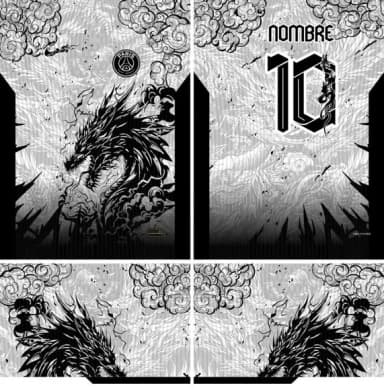 Arte Vetor Camisa Interclasse Dragão Mod-834