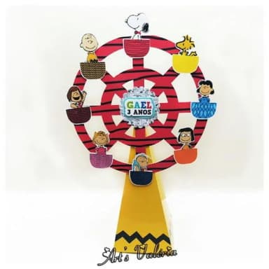 Roda Gigante Piramide Snoopy - 26cm