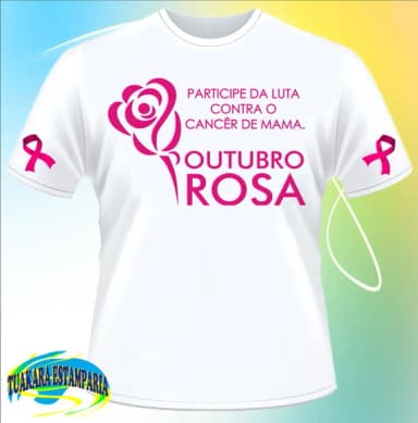 Camiseta Outubro Rosa
