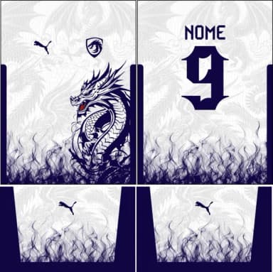 Arte Vetor Camisa Interclasse Dragão 277