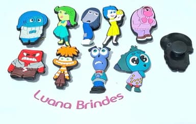 Pins de Crocs Divertidamente 2 Pacote C/9 Unidades
