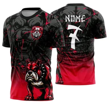 Arte Vetor Camisa Interclasse Pitbull Mod-891