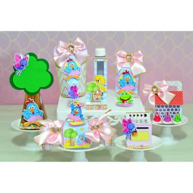 Kit 60 Lembrancinhas Galinha Pintadinha