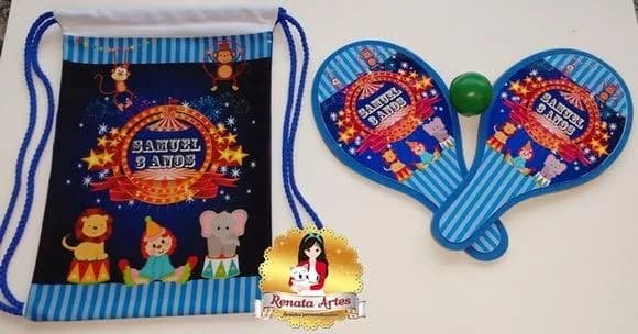 Mochila Ping Pong Tema Circo