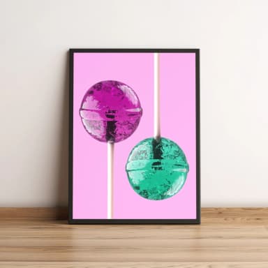 Quadro Pirulitos Coloridos Pop Art 2625