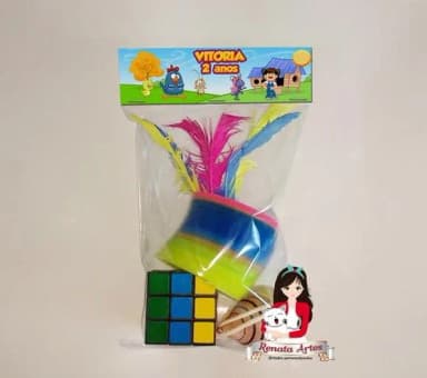 Kit Brinquedos Retrô Tema Galinha Pintadinha
