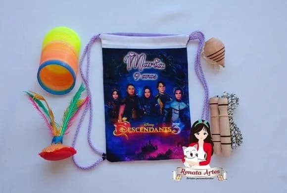 Mochila Boa Infância Tema Descendentes 3
