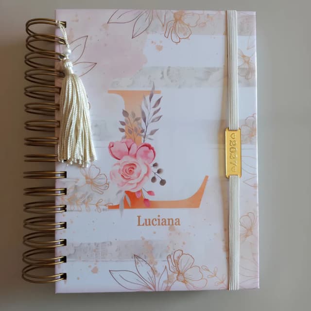Planner 2027 Personalizado A5| Planner Diário e Semanal para Organização e Planejamento Floral Inicial