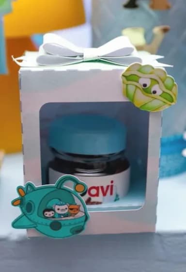 Caixa com Pote para Nutella