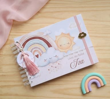 Livro do Bebê A5 Personalizado - Escolha a Capa