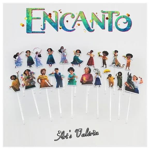 Toppers Para Docinhos Encanto - Cada