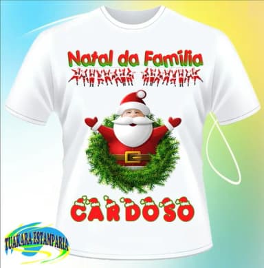 Camiseta Natal Família 01