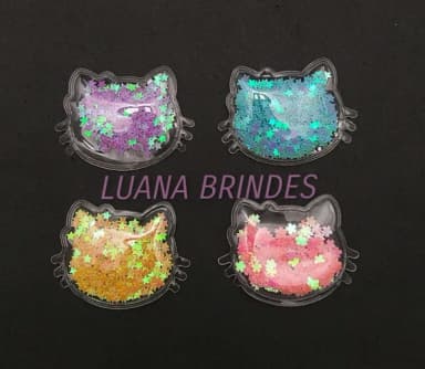 Aplique Recheado da Hello Kitty - pct com 4 unidades