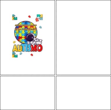 Arte Estampa Camisa Autismo Mod-4