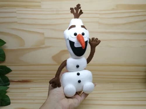 Olaf de Feltro Personagem Filme Frozen