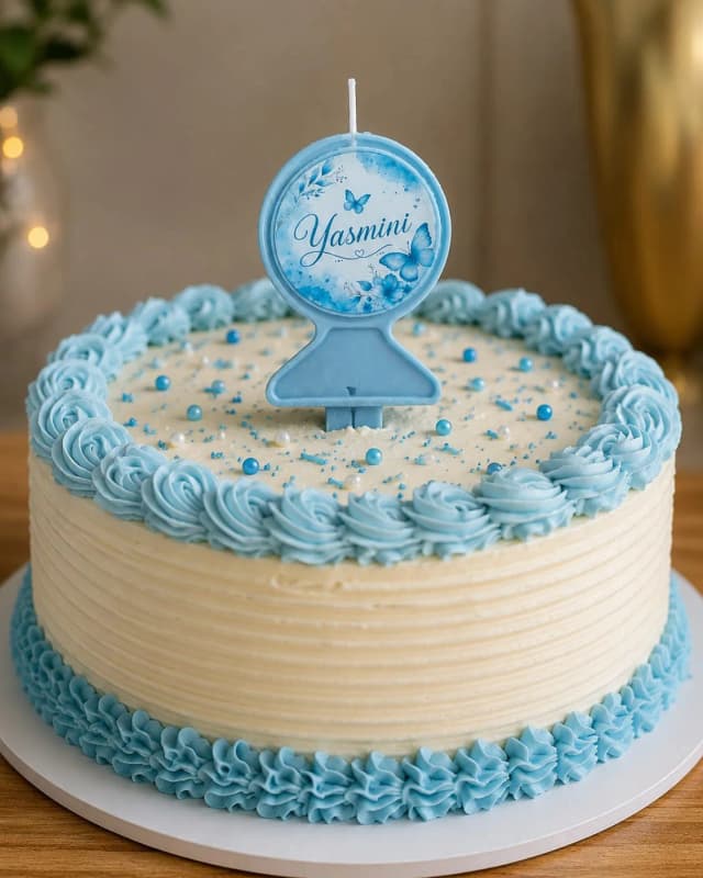 Vela aniversário personalizada