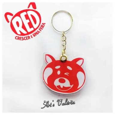 Chaveiro RED: Crescer é uma Fera
