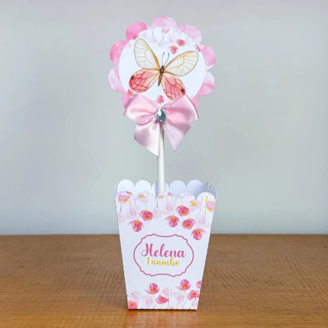 PEGUE E MONTE - Centro de Mesa BORBOLETA - Decoração de Festa | Lembrancinhas | Aniversário | Personalizados
