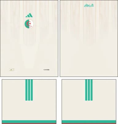 Arte Vetor Camisa Algeria Local 2026