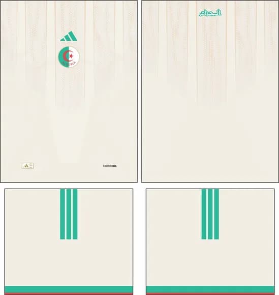 Arte Vetor Camisa Algeria Local 2026