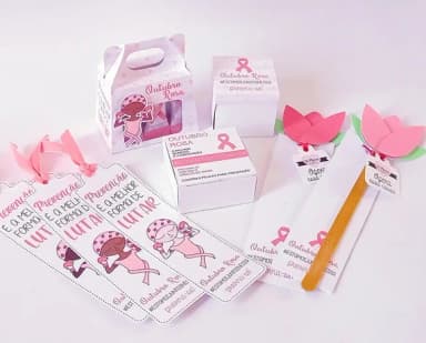Arquivo de Corte - Kit Outubro Rosa - Cód.: 59
