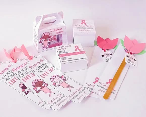 Arquivo de Corte - Kit Outubro Rosa - Cód.: 59