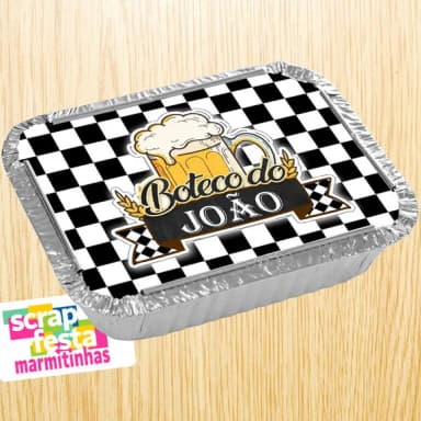 Marmitinha Personalizada Festa Boteco