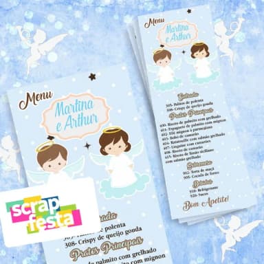 Menu Cardápio Personalizado Festa Formatura