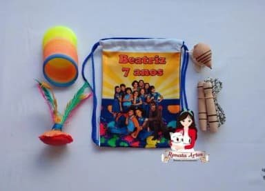 Mochila Boa Infância Tema Chiquititas