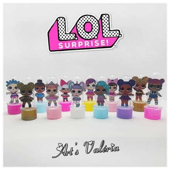 Mini Tubete com Aplique LOL Surprise