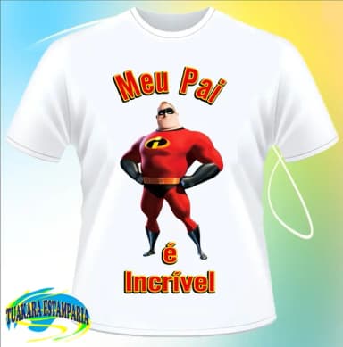 Camiseta Pai Incrível