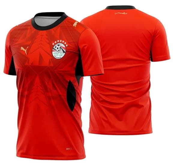 Arte Vetor Camisa Egito Titular 2026