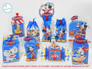Arquivo de Corte Circo do Mickey 51