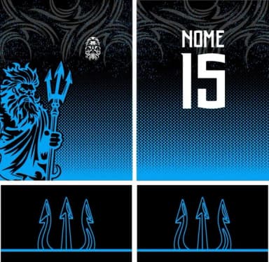 Arte Vetor Camisa Interclasse Poseidon Mod-159