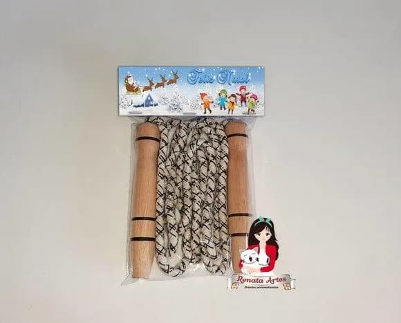 Pula Corda na Lapela Personalizada de Natal