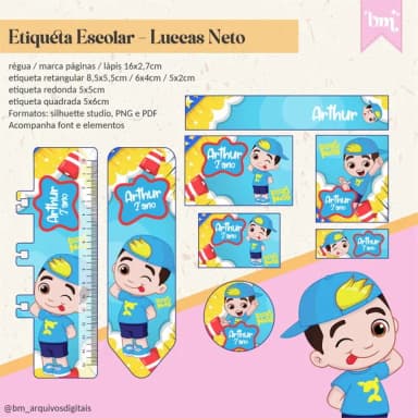60 Etiquetas Escolares