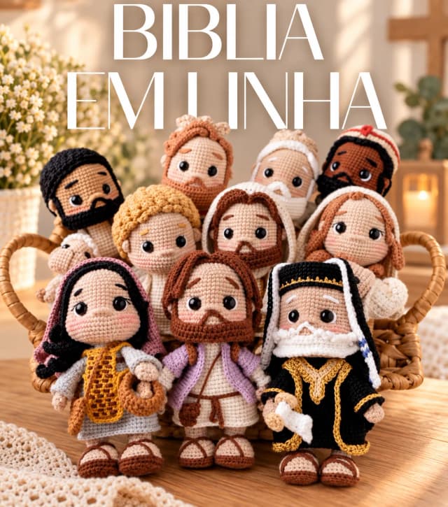 Personagens Bíblicos em Amigurumi – Coleção Bíblia em Linha