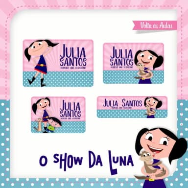 60 Etiquetas o Show da Luna