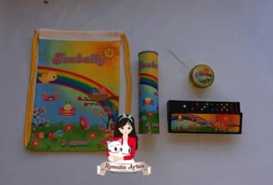 Mini Kit Jogos na Mochila Jardim Encantado