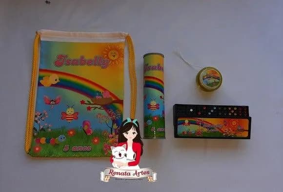 Mini Kit Jogos na Mochila Jardim Encantado