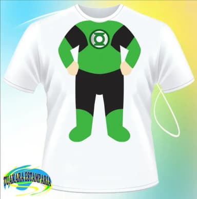 Camiseta Corpo Lanterna Verde