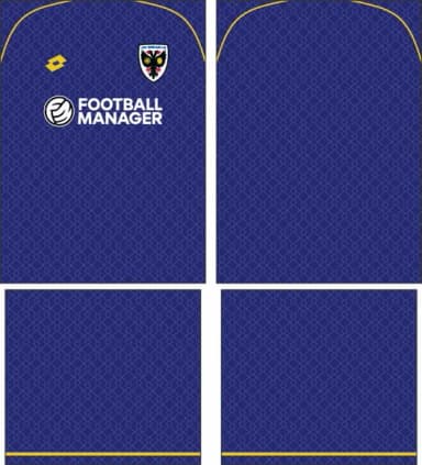 Arte Vetor Camisa Afc Wimbledon Local 2025-2026