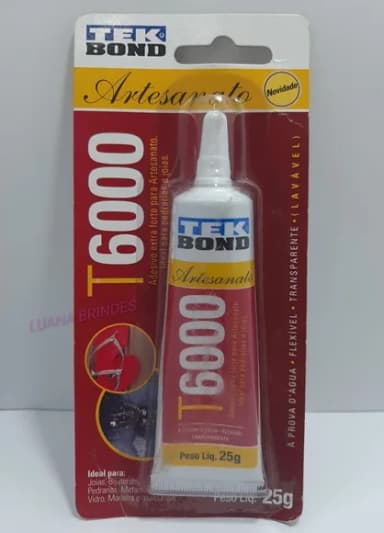 Cola Tek Bond T6000 Artesanatos Transparente - 25g
