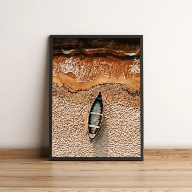 Quadro Barco em Praia 339
