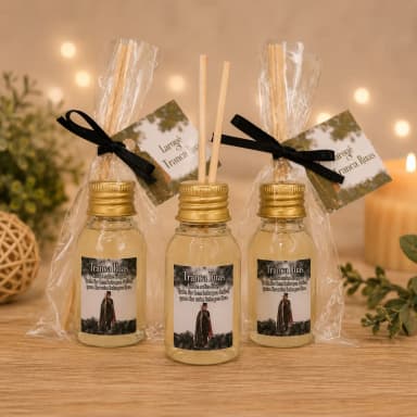 30 Unidades Mini Aromatizador Exu Tranca Ruas Fazemos Qualquer Tema